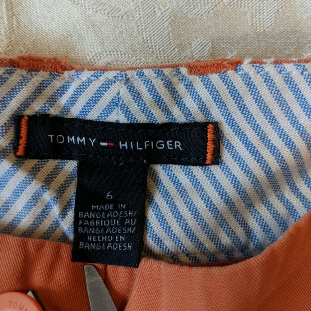 Tommy Hilfiger orange pants sz 6 - Picture 4 of 8